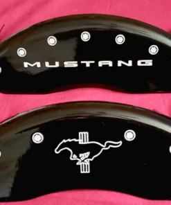 Black Ford Mustang Brake Caliper Covers