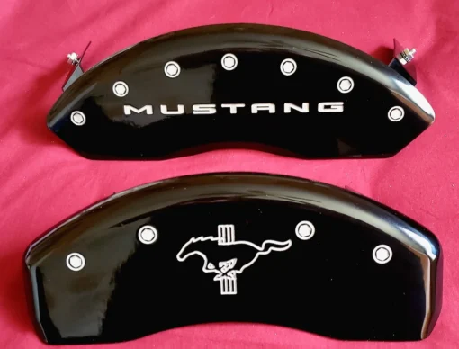 Black Ford Mustang Brake Caliper Covers