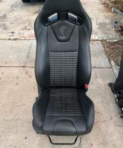 2012 MUSTANG GT500 OEM performance black leather recaro seats.