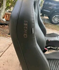 2012 MUSTANG GT500 OEM performance black leather recaro seats.