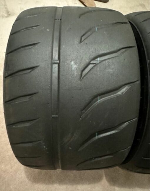 Toyo Proxes R888R tires, 335/30/19 for both tires, Very low miles on(700 miles). Much tread left just as you can see from the photos.