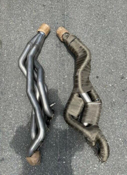 American Racing Headers 1-7/8-Inch Long Tube Headers with Catted X-Pipe