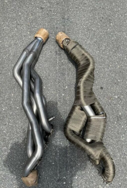 American Racing Headers 1-7/8-Inch Long Tube Headers with Catted X-Pipe