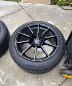 Ford Mustang GT350 style wheels and continental pro contact sports tires